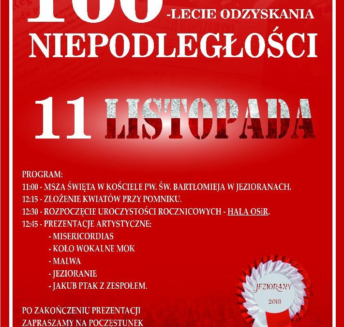 100-LECIE ODZYSKANIA NIEPODLEGŁOŚCI
