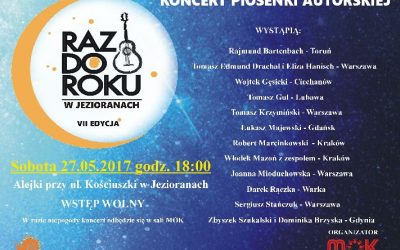 RAZ DO ROKU W JEZIORANACH