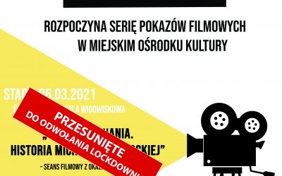 „Małe Kino Warmia” – marzec 2021 r.
