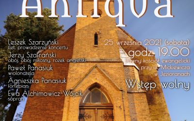Koncert kameralny zespołu Pro Musica Antiqua – 25.09.2021