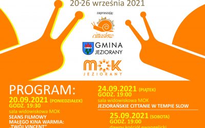 Międzynarodowy Tydzień Cittaslow w Jezioranach 20-26.09.2021