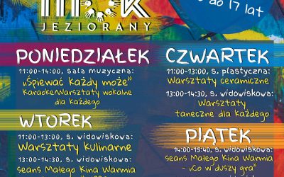 FERIE Z MOK JEZIORANY – 31 stycznia – 4 lutego 2022 r.