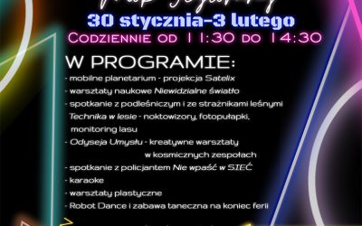 Z TECHNIKĄ NA TY – ferie zimowe w MOK Jeziorany, 30.01-3.02.2023