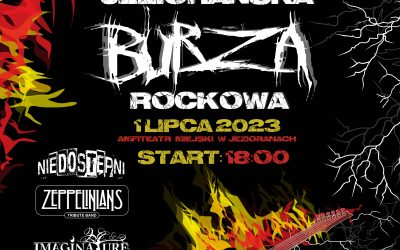 VII JEZIORAŃSKA BURZA ROCKOWA – 1 LIPCA, godz. 18.00