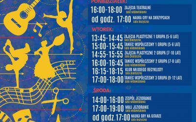 ZAPISY NA ZAJĘCIA STACJONARNE  2023/2024