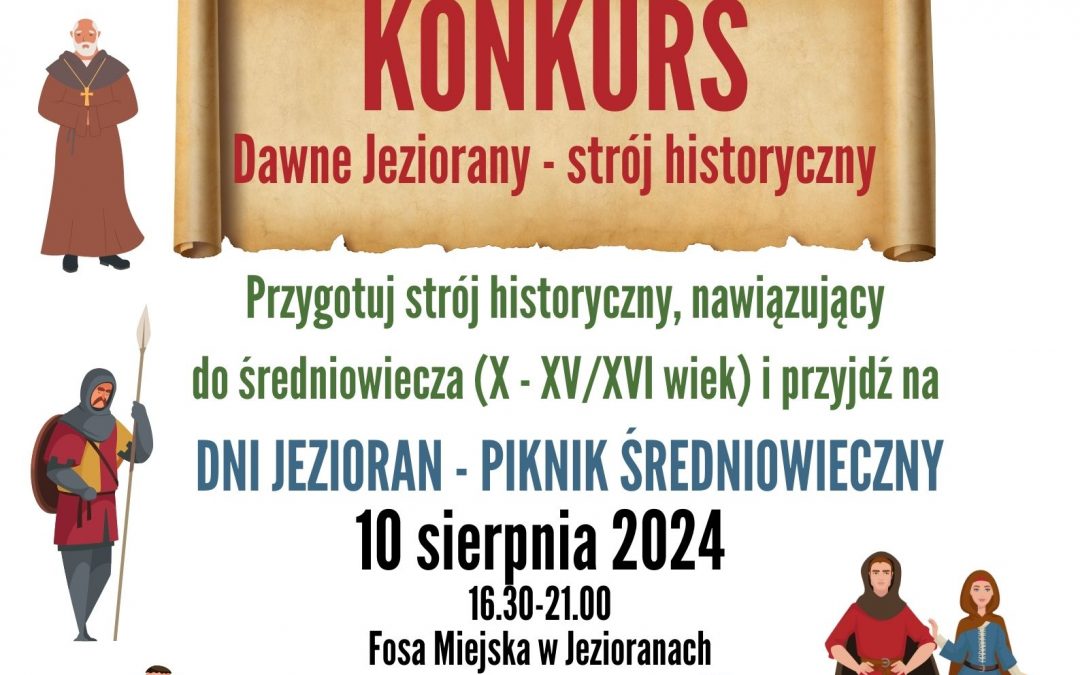 KONKURS „Dawne Jeziorany – strój historyczny” 2024